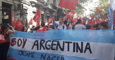 Argentina brinda una heroica batalla en defensa de la vida humana