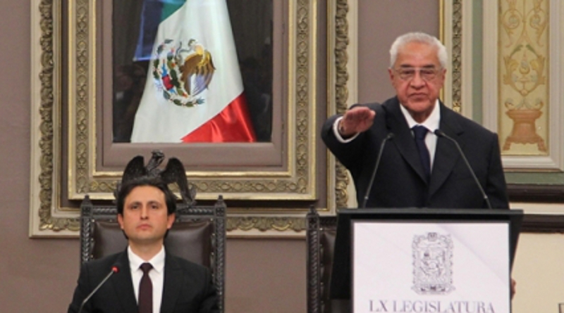 Guillermo Pacheco Pulido rinde protesta como gobernador interino de Puebla