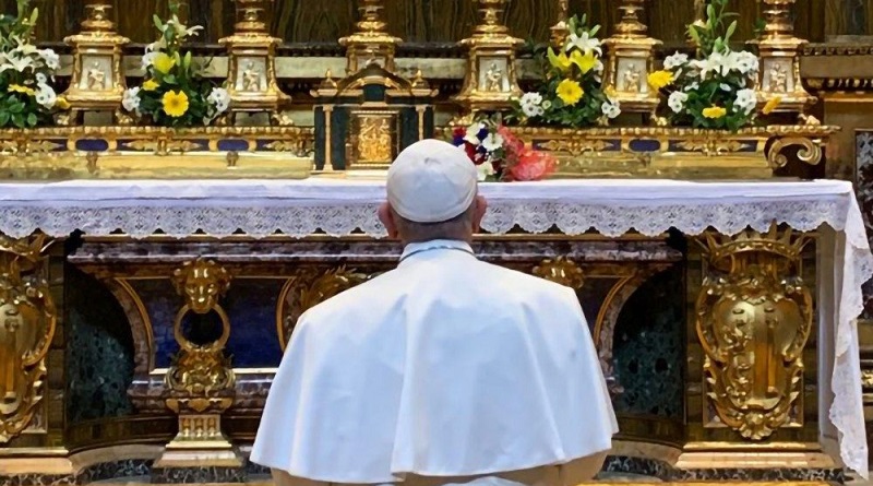 Encomienda el Papa Francisco a la Virgen María su viaje a Panamá