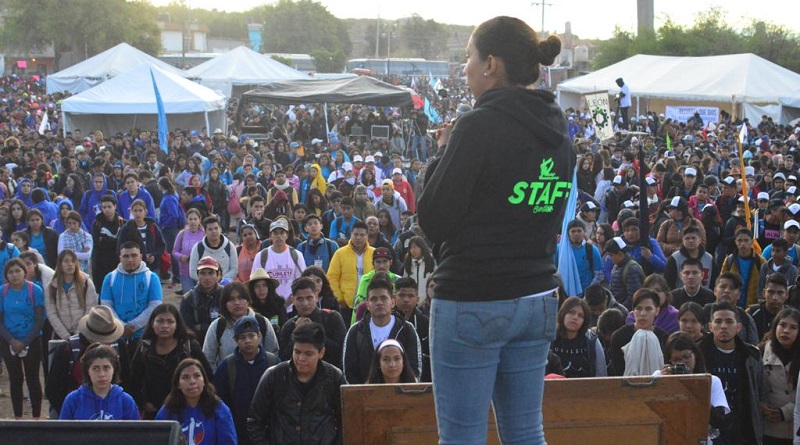 Ante Cristo Rey, asumen jóvenes su compromiso político con México
