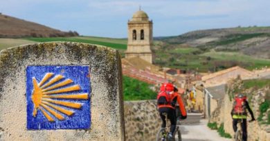 El Camino de Santiago, en su versión francesa, inicia en Roncesvalles, al pie de los Pirineos, recorre todo el norte de España y culmina en Santiago de Compostela.